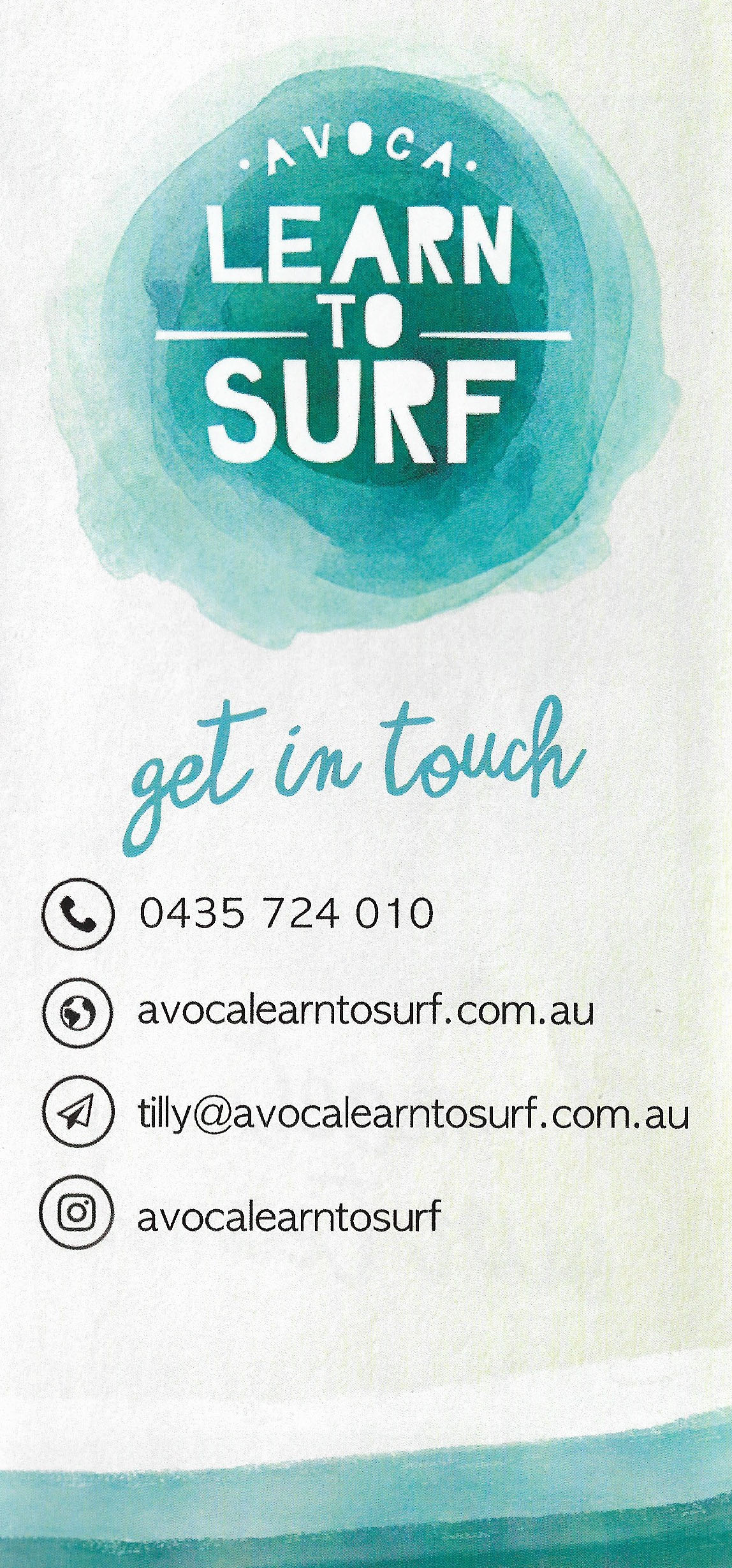 Avoca + Terrigal Learn To Surf Flyer Avoca Beach Central Coast - NSW | OBZ Online Business Zone Avoca + Terrigal Learn To Surf Avoca Beach Central Coast - NSW | OBZ Online Business Zone