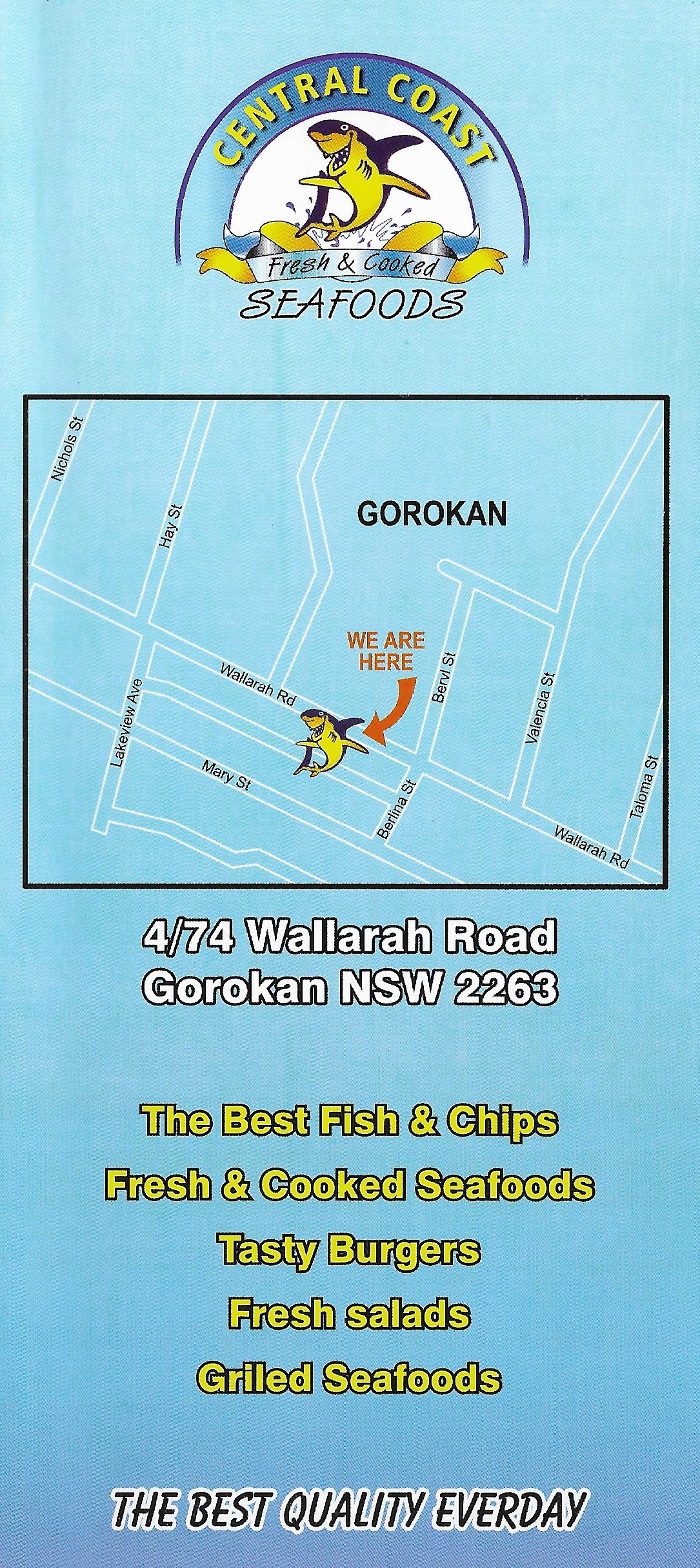 Central Coast Seafoods Gorokan Central Coast - NSW | OBZ Online Business Zone