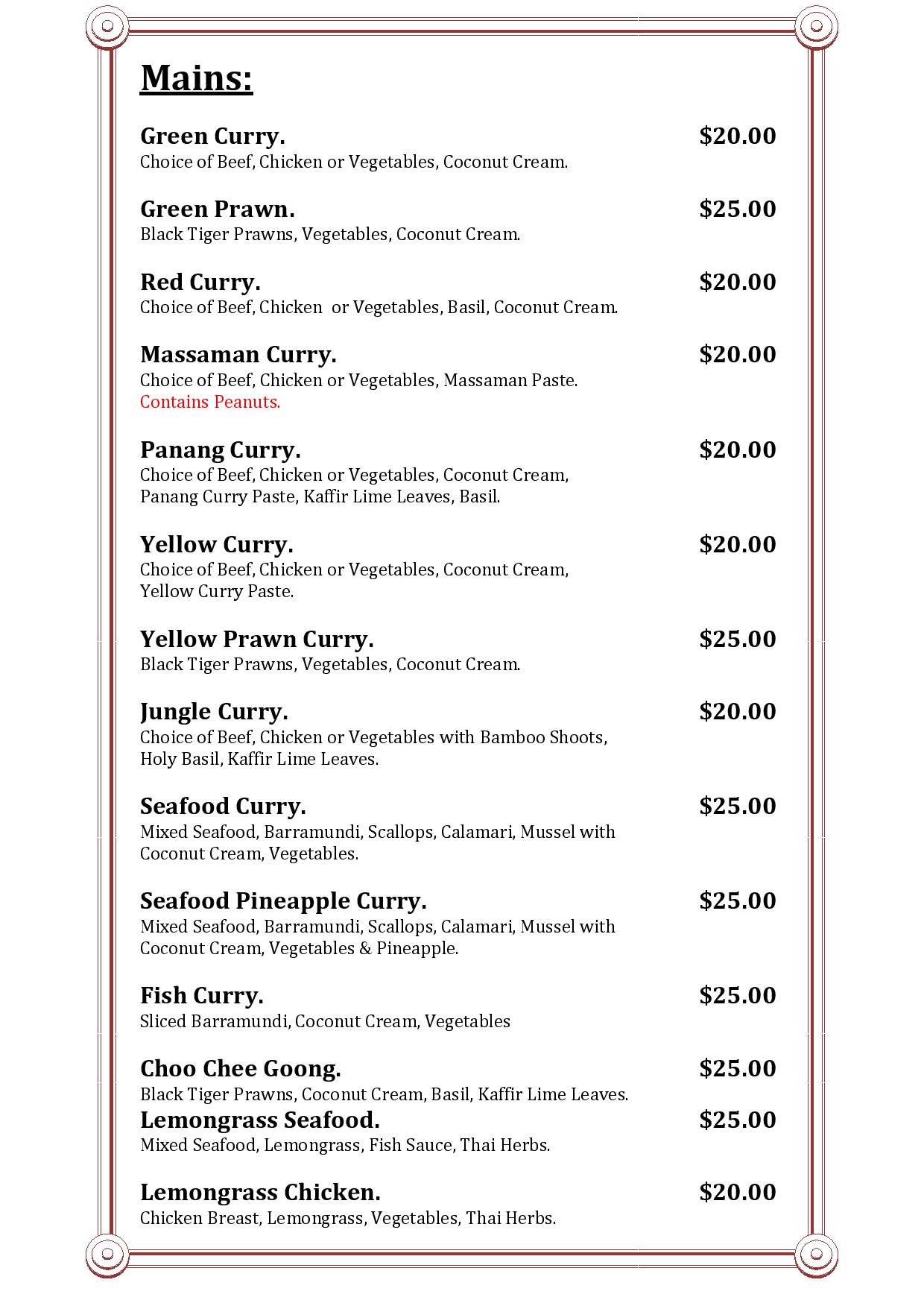 Choc Dee Thai Restaurant Palm Cove North Queensland - QLD | OBZ Online Business Zone