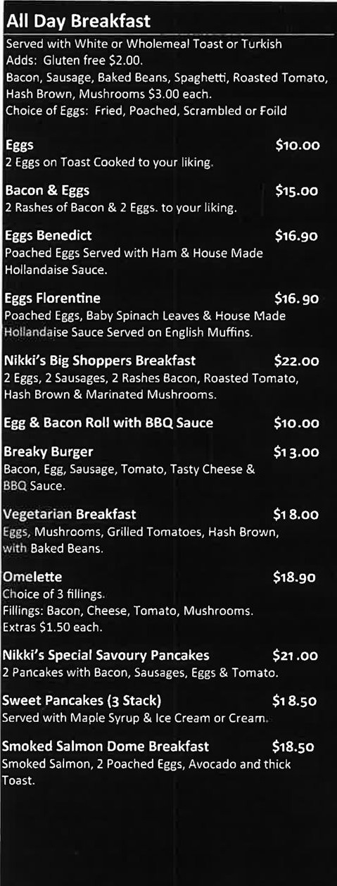 Nikki's Cafe On William Bathurst Central West - NSW | OBZ Online Business Zone